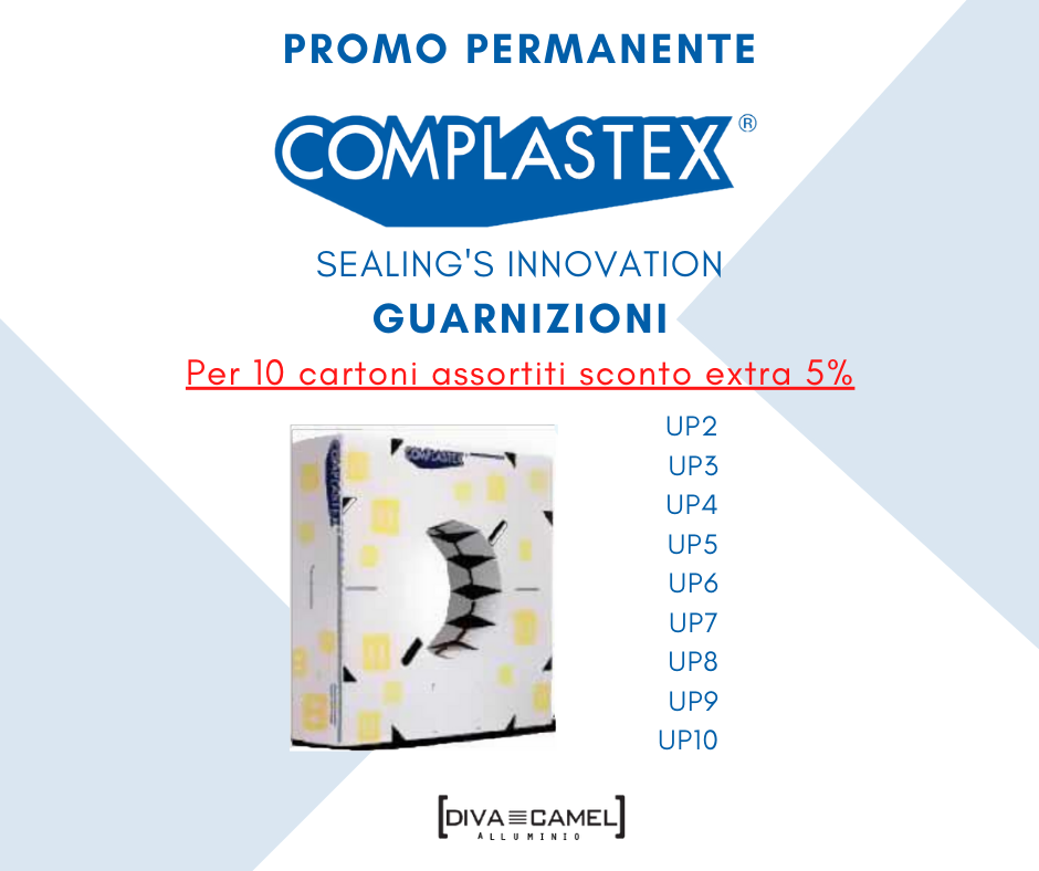 Guarnizione fermavetro COMPLASTEX